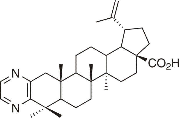 Pyrazinový derivát kyseliny betulinové Pyrazinový derivát kyseliny betulinové